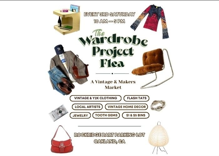The Wardrobe Project Flea event flyer