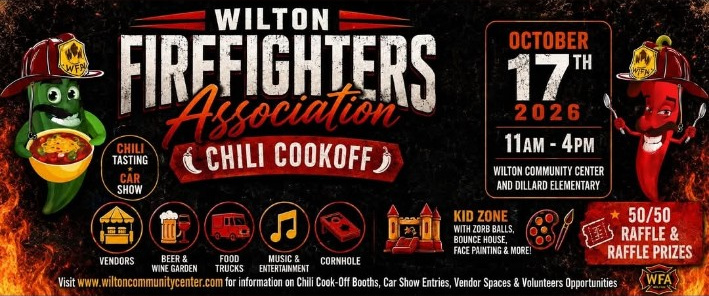 Wilton Firefighters Chili Cook-Off & Classic Car Show event flyer