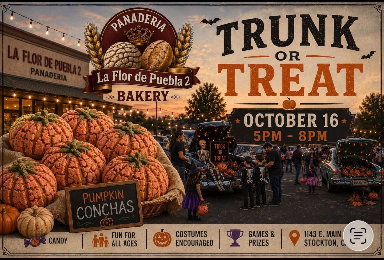 La Flor de Puebla 2 Trunk-or-Treat event flyer