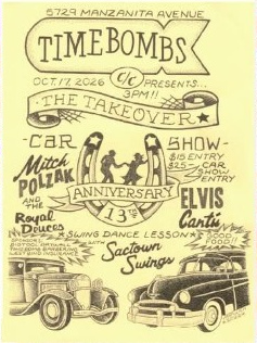 Time Bombs Takeover — 13th Anniversary event flyer