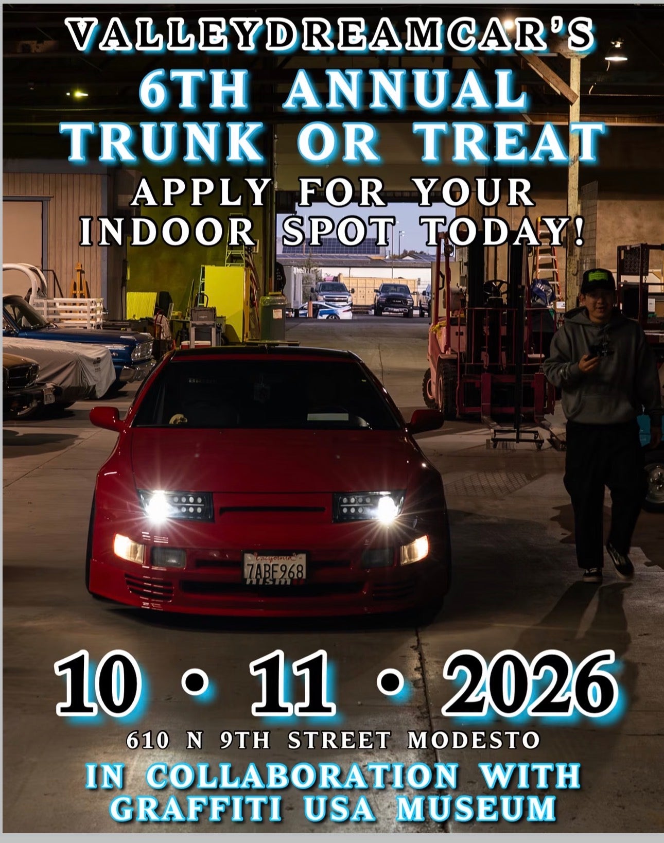 ValleyDreamCar Sixth Annual Trunk or Treat event flyer